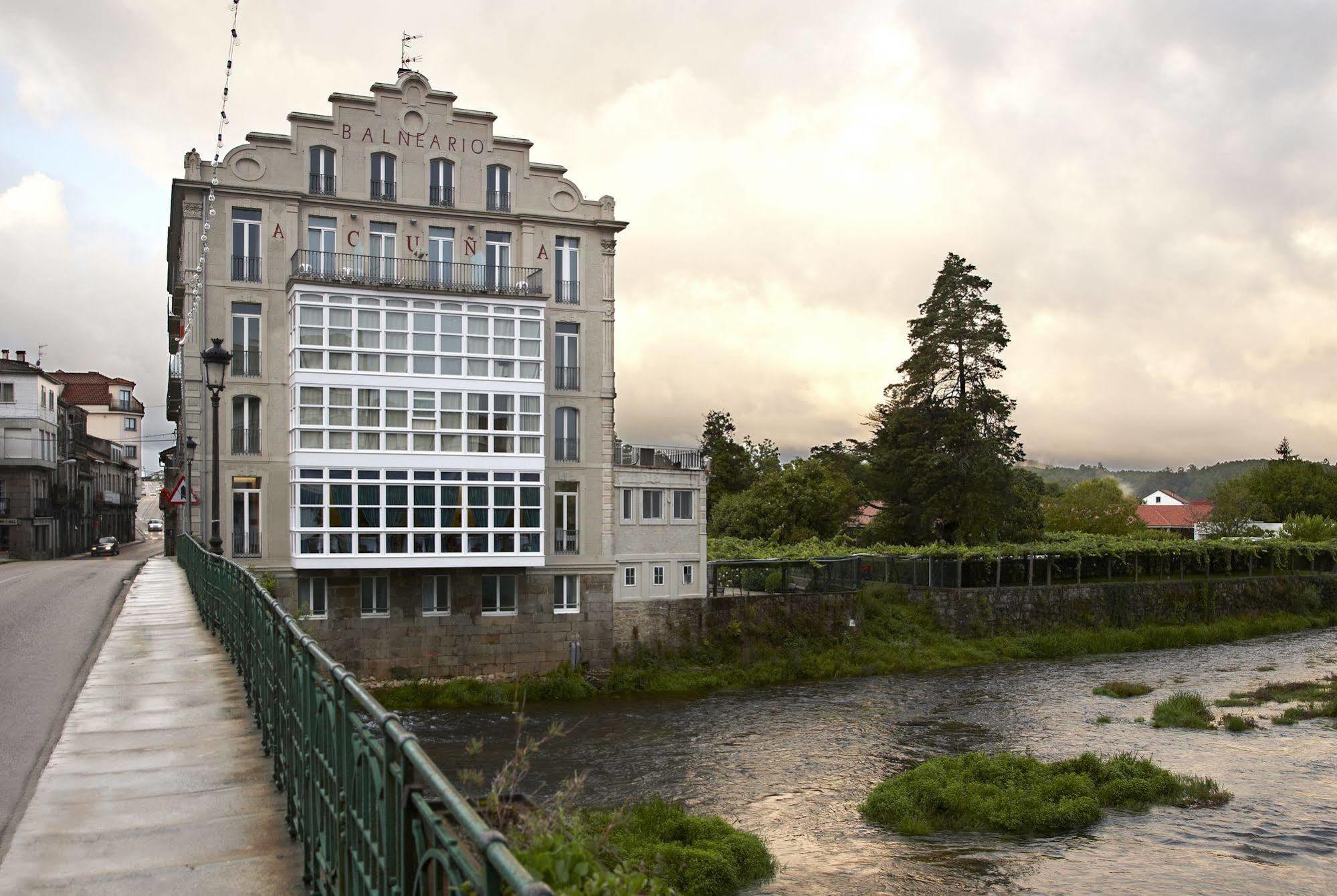 Hotel Balneario Acuña Caldas De Reis Exterior foto